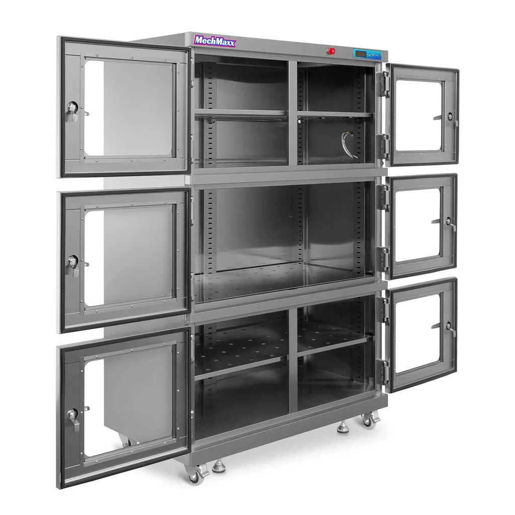 1-60% RH Nitrogen Dry Cabinet 1430L Desiccator Cabinet Low Humidity Storage, 304 Stainless Steel, NC1430BSS-6