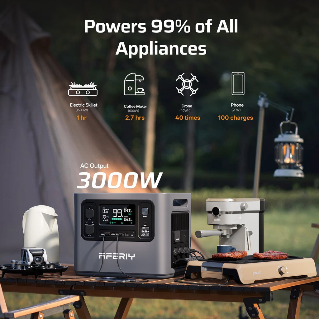 AFERIY P300 Portable Power Station – 3000W / 2048Wh