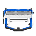 50-Inch Foot Clamp Pan and Box Brake, Industrial Heavy Duty Sheet Metal Folding Machine, 0–135° Bending Angle, 1.9" Clamping Lift, 2" Box Depth PB2A5014