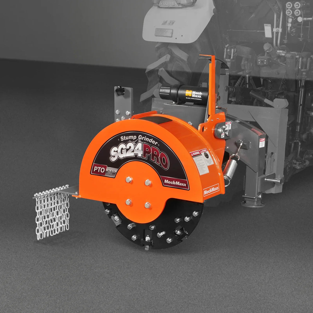 3-Point PTO Stump Grinder & 6",  3 Point Hydraulic PTO Wood Chipper Bundle, SG24PRO & WC68H