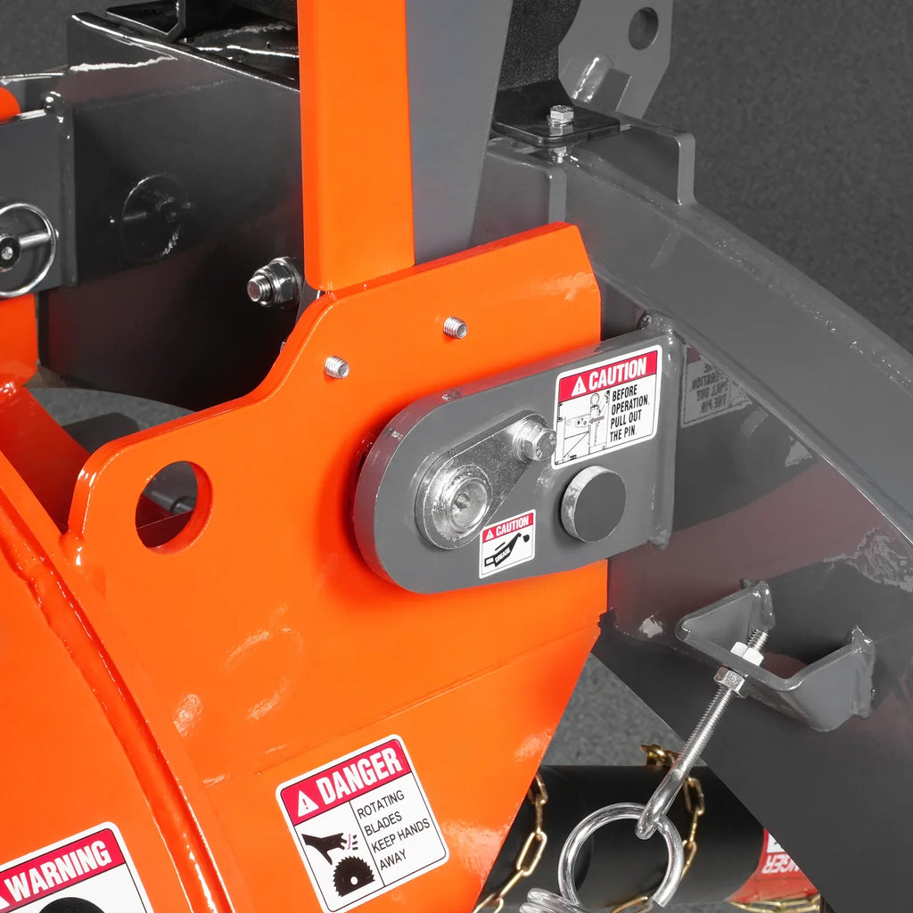 3-Point PTO Stump Grinder & Wood Chipper Bundle; SG24PRO; BX42S; Orange