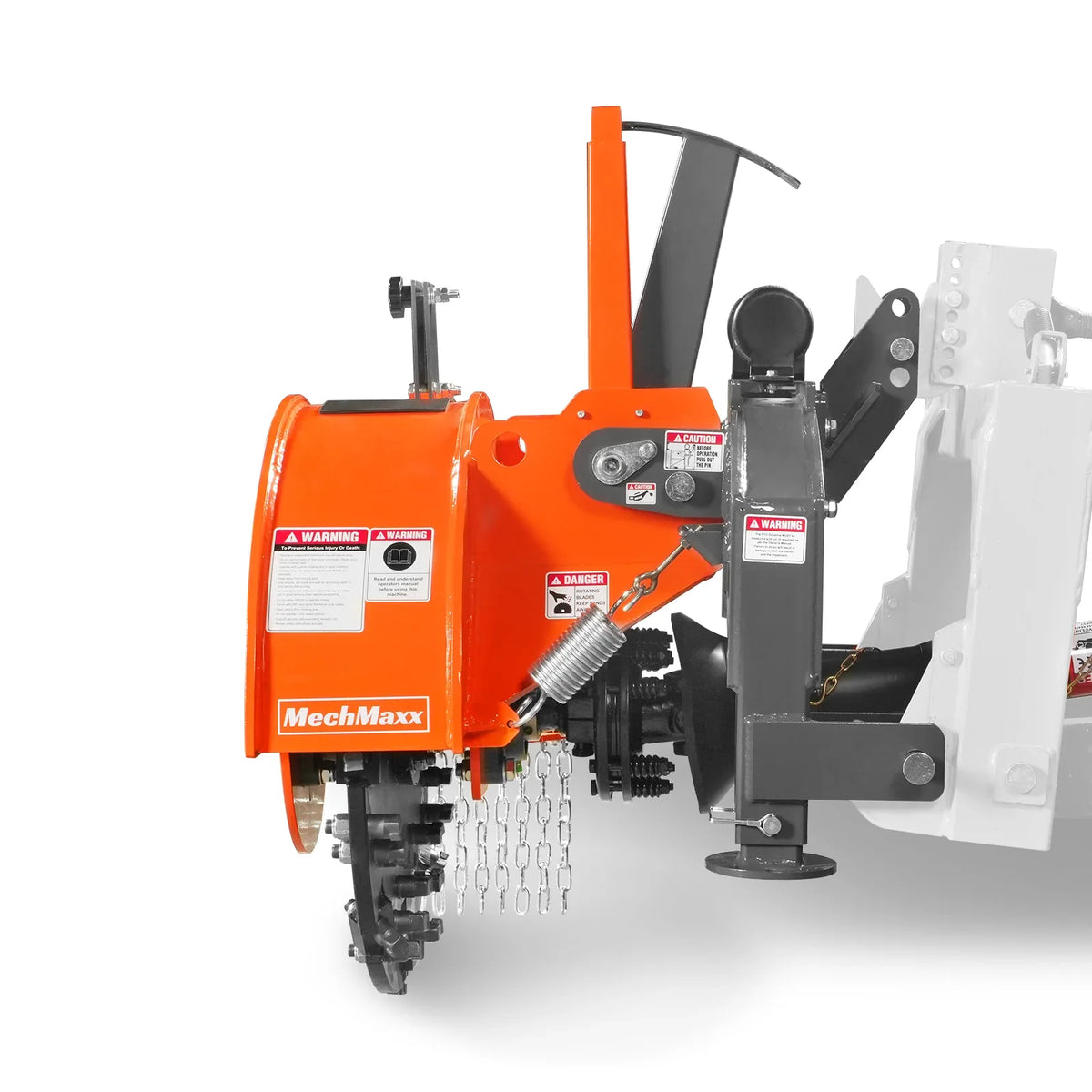 3-Point PTO Stump Grinder & Wood Chipper Bundle; SG24PRO; BX42S; Orange