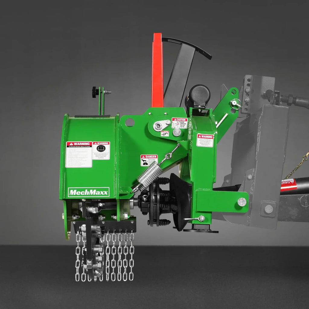 3-Point PTO Stump Grinder & Wood Chipper Bundle; SG24PRO; BX42S; Green