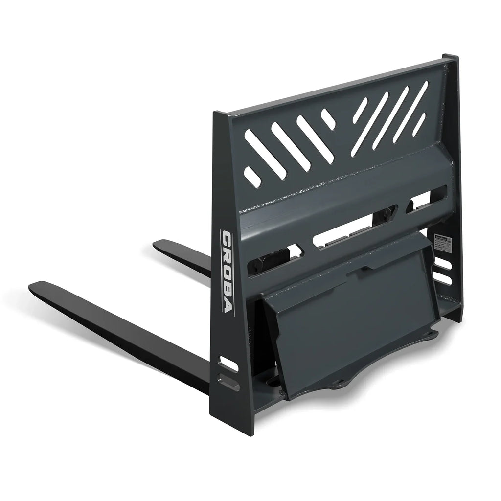 36'' Mini Skid Steer Pallet Fork Frame Attachment,  2204 lb Weight Capacity
