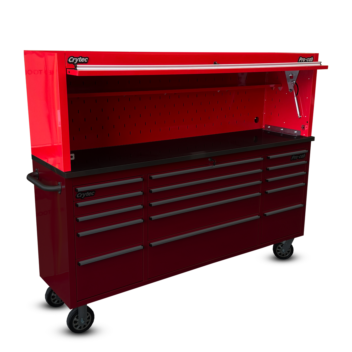 Top Hutch For Red 72 inch Pro Cab