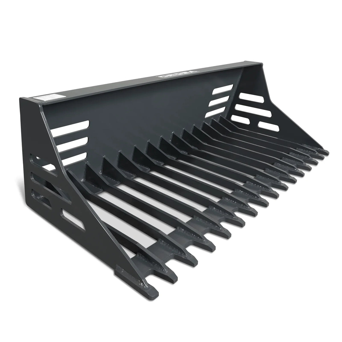 44'' Mini Skid Steer Rock Bucket,  25'' Overall Depth