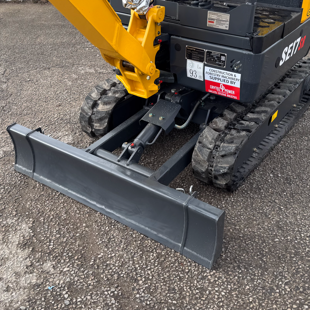 Shantui SE17SR Mini Excavator | Kubota Engine Euro Stage 5 | 1800kg | 3 Cylinder