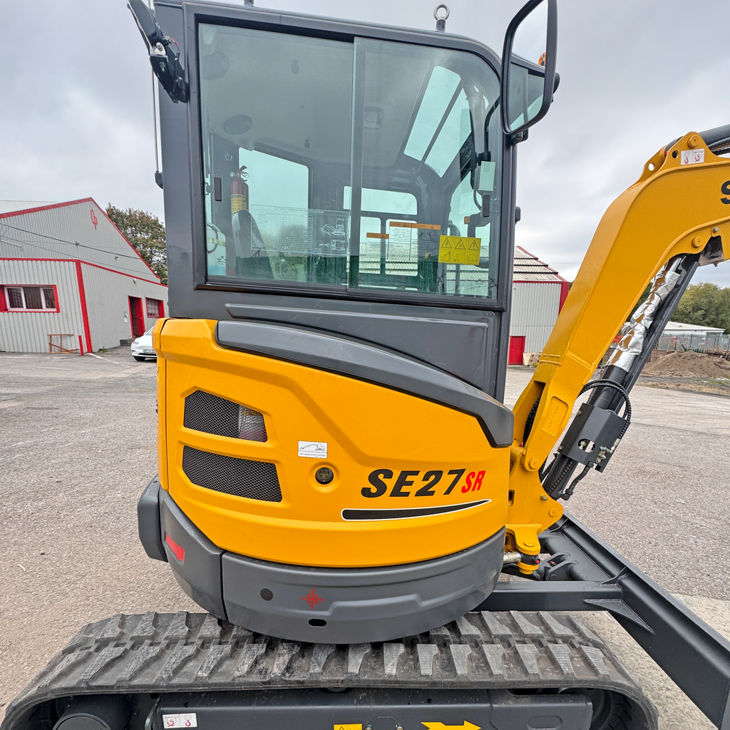 Shantui SE27SR Mini Excavator | Yanmar Engine Euro Stage 5 | 2750kg | 3 Cylinder