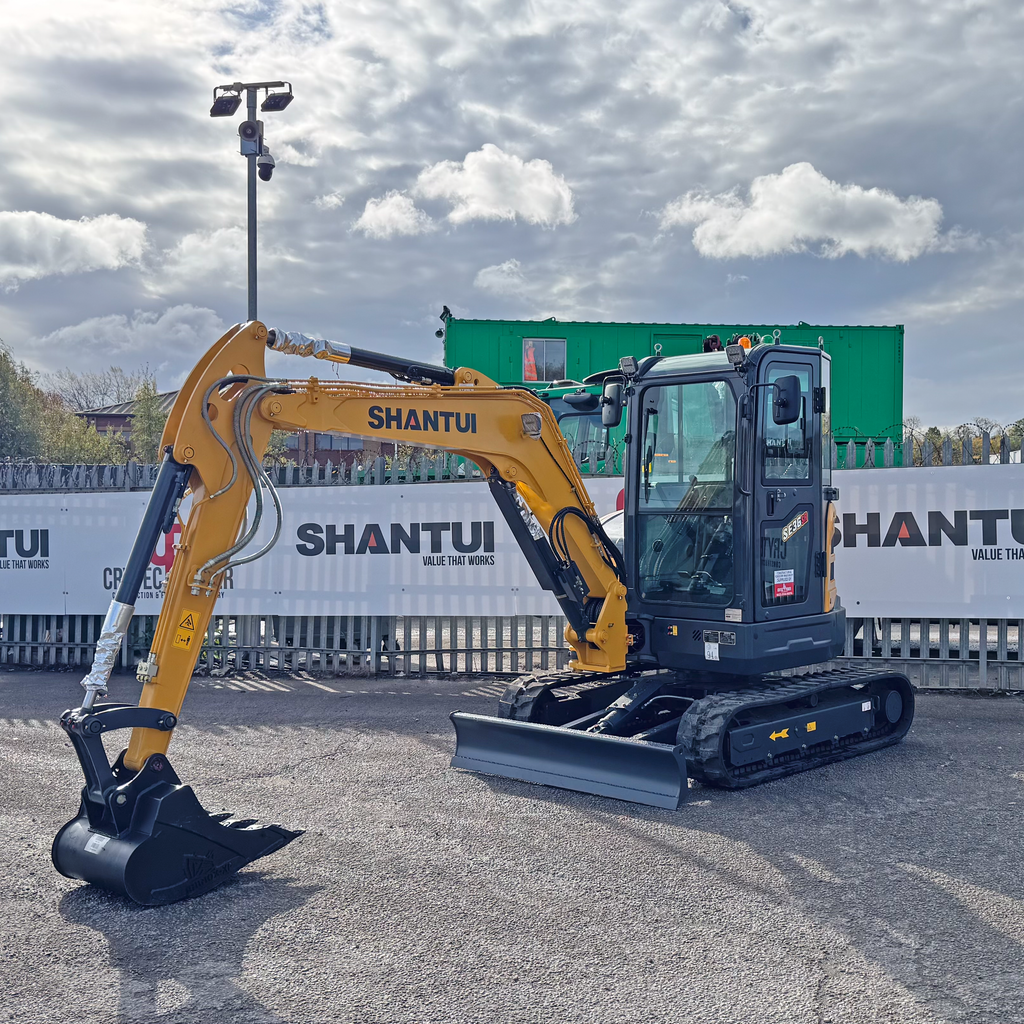 EX Demo Shantui SE36SR Mini Excavator | Yanmar Engine Euro Stage 5 | 3800kg | 3 Cylinder