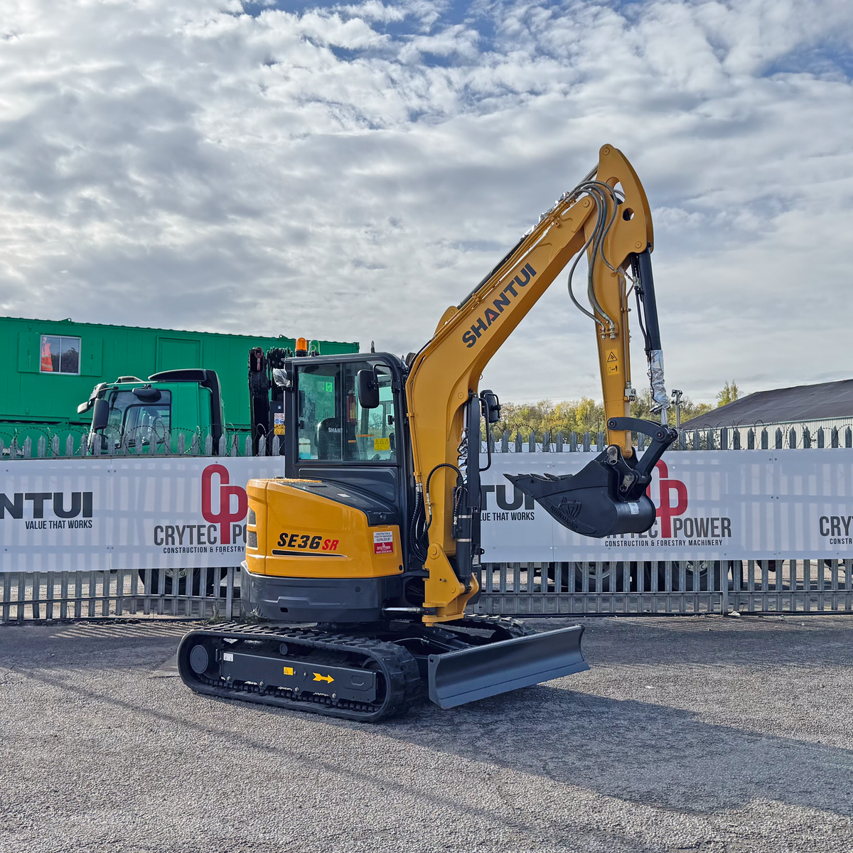 EX Demo Shantui SE36SR Mini Excavator | Yanmar Engine Euro Stage 5 | 3800kg | 3 Cylinder