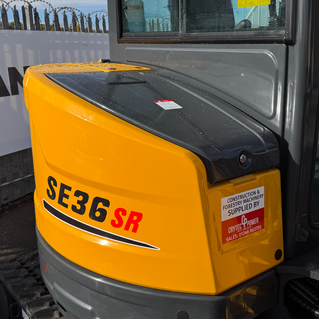 EX Demo Shantui SE36SR Mini Excavator | Yanmar Engine Euro Stage 5 | 3800kg | 3 Cylinder