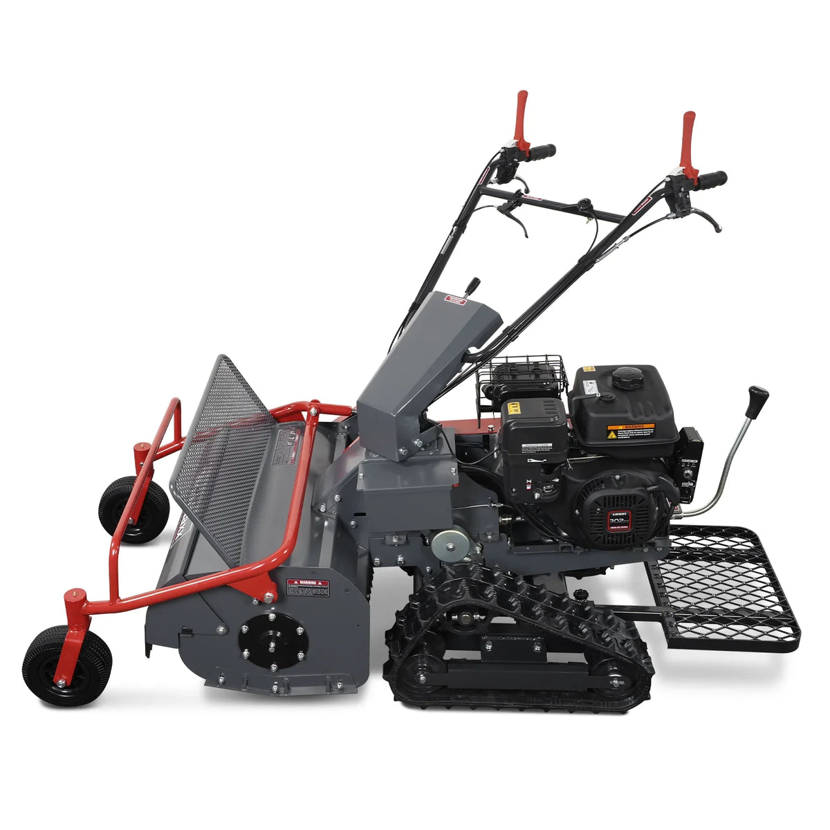 27" Walk Behind Flail Mower,  10HP 302cc,  Self-Propelled,  Tracked,  Electric Start,  SFM27T