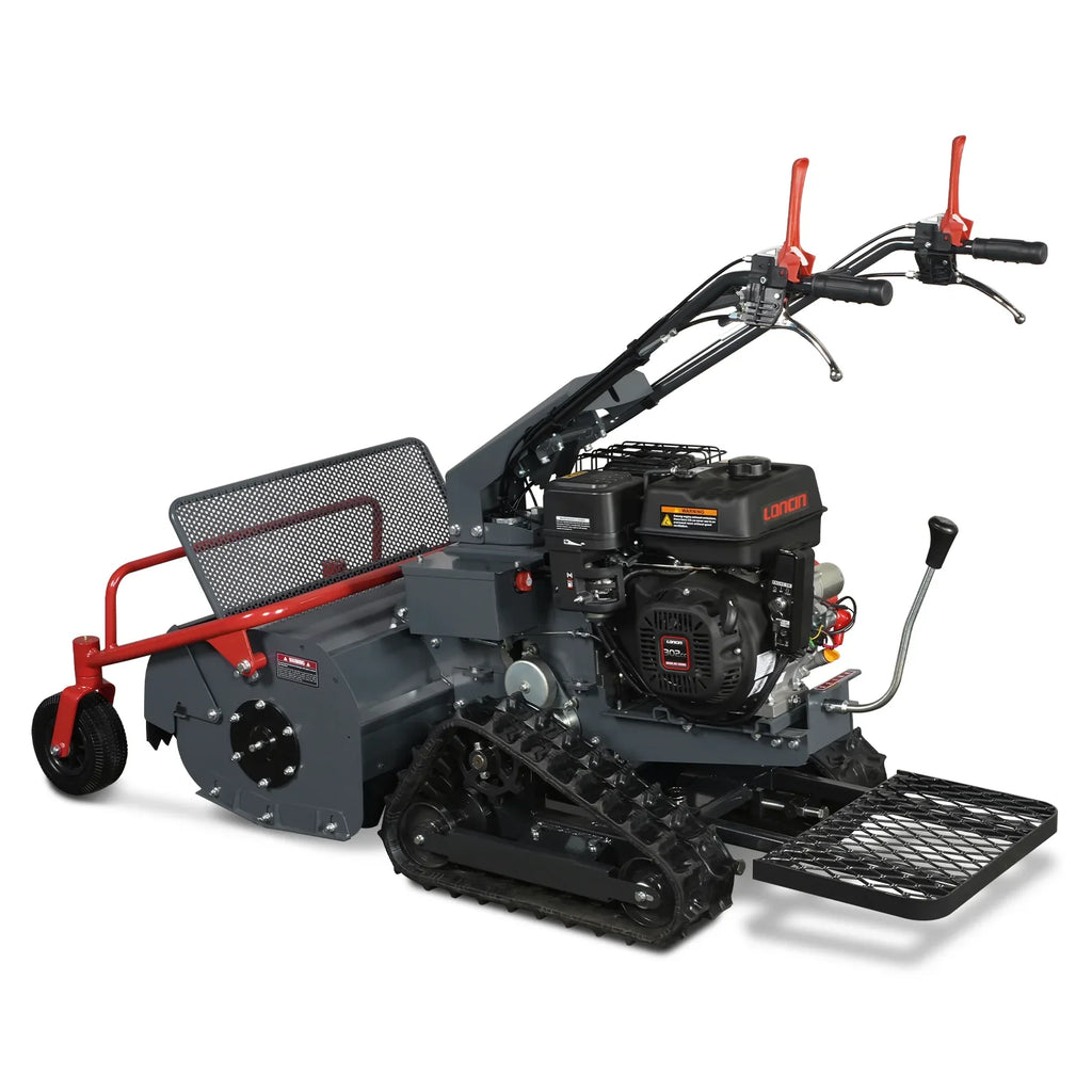 27" Walk Behind Flail Mower,  10HP 302cc,  Self-Propelled,  Tracked,  Electric Start,  SFM27T