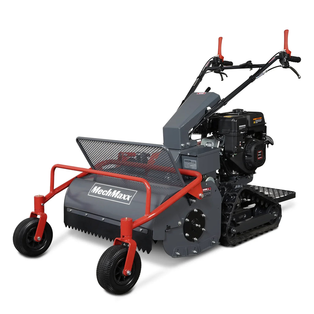 27" Walk Behind Flail Mower,  10HP 302cc,  Self-Propelled,  Tracked,  Electric Start,  SFM27T