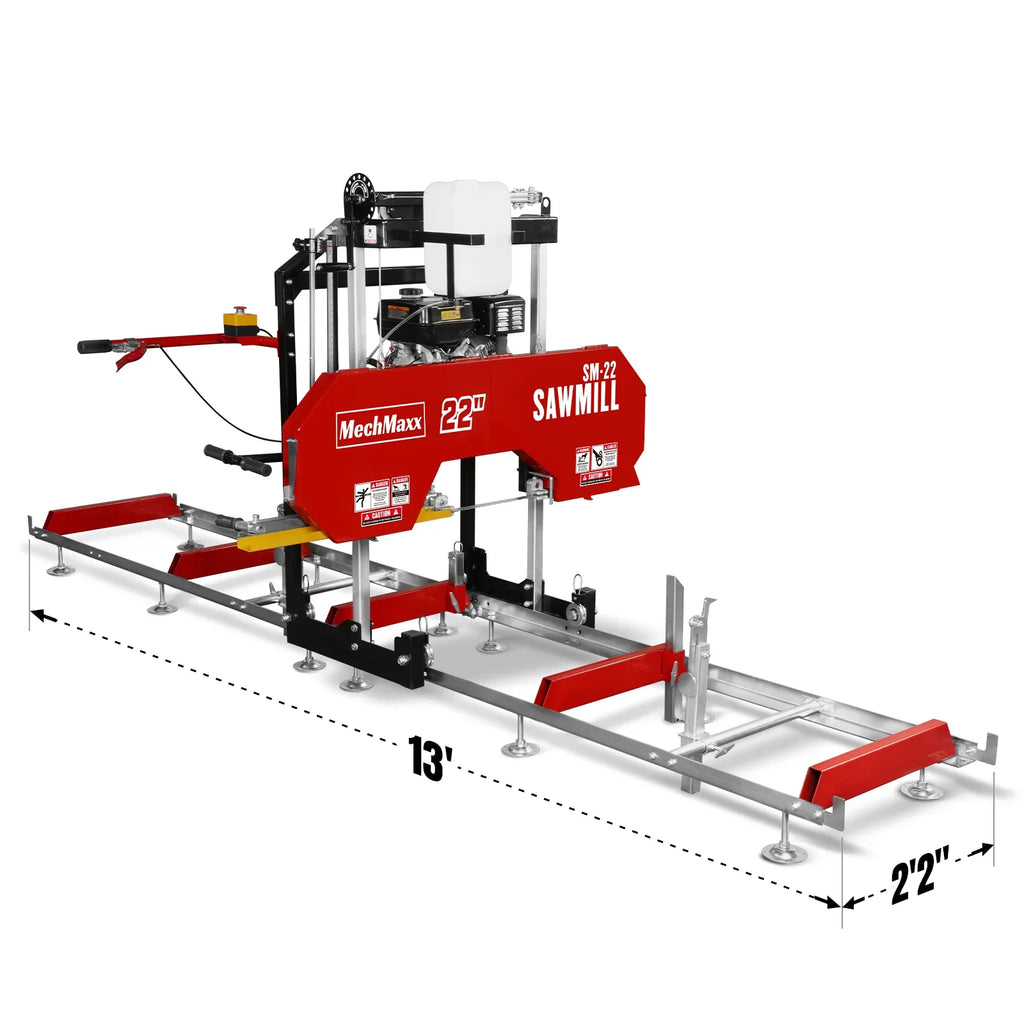 3-Point PTO Stump Grinder & 22" Portable Sawmill & Forestry Log Skidding Winch  Bundle,SG24 & SM22 &FW8800