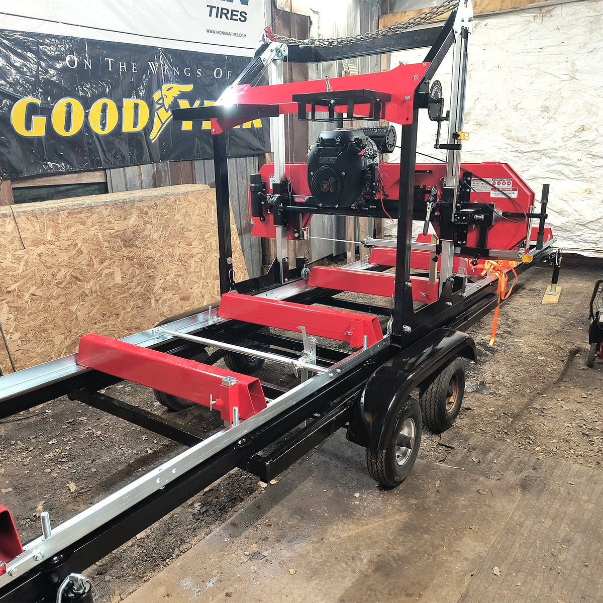 36" MAX Portable Sawmill & 8" Wood Chipper Bundle