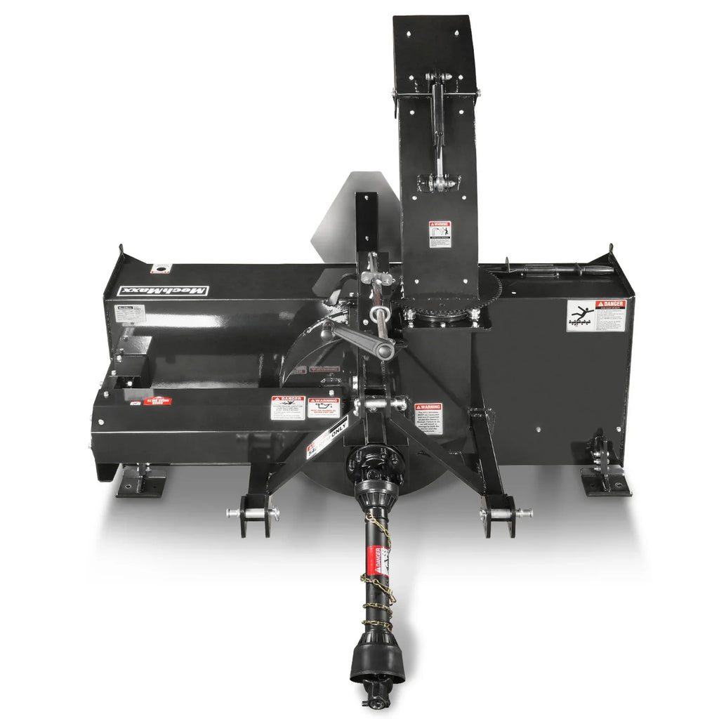 72" 3 Point PTO Snow Blower 24" Impeller Diameter 360° Snow Chute (PTO Shaft Included with Slip Clutch),  30-75 HP,  TSB72