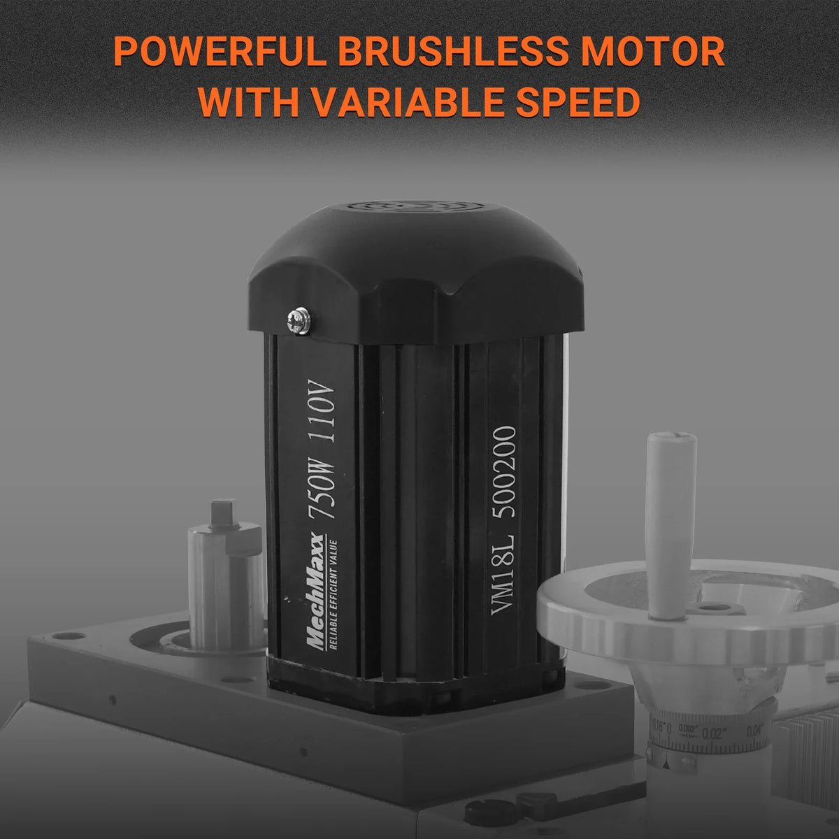 6"x20'' Benchtop Mill Drill Machine, Variable Speed, R8 Spindle, 1 HP, 110V, Brushless Motor Compact Milling Drilling Tool for Garage Shop