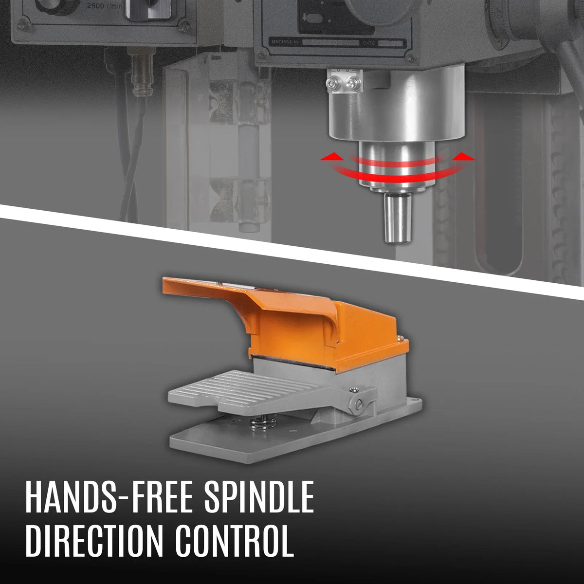 6"x20'' Benchtop Mill Drill Machine, Variable Speed, R8 Spindle, 1 HP, 110V, Brushless Motor Compact Milling Drilling Tool for Garage Shop, DIY Metalworking without Stand VM18L