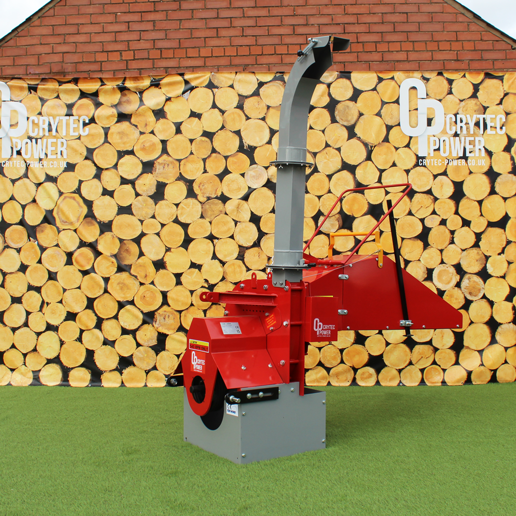 Crytec | WC8 | PTO Wood Chipper | Roller Feed | 8 inch/203mm