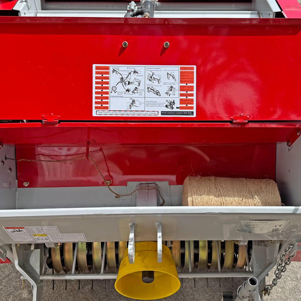Crytec 870 Compact Round Mini Hay Baler For Tractor Small Holding Farm