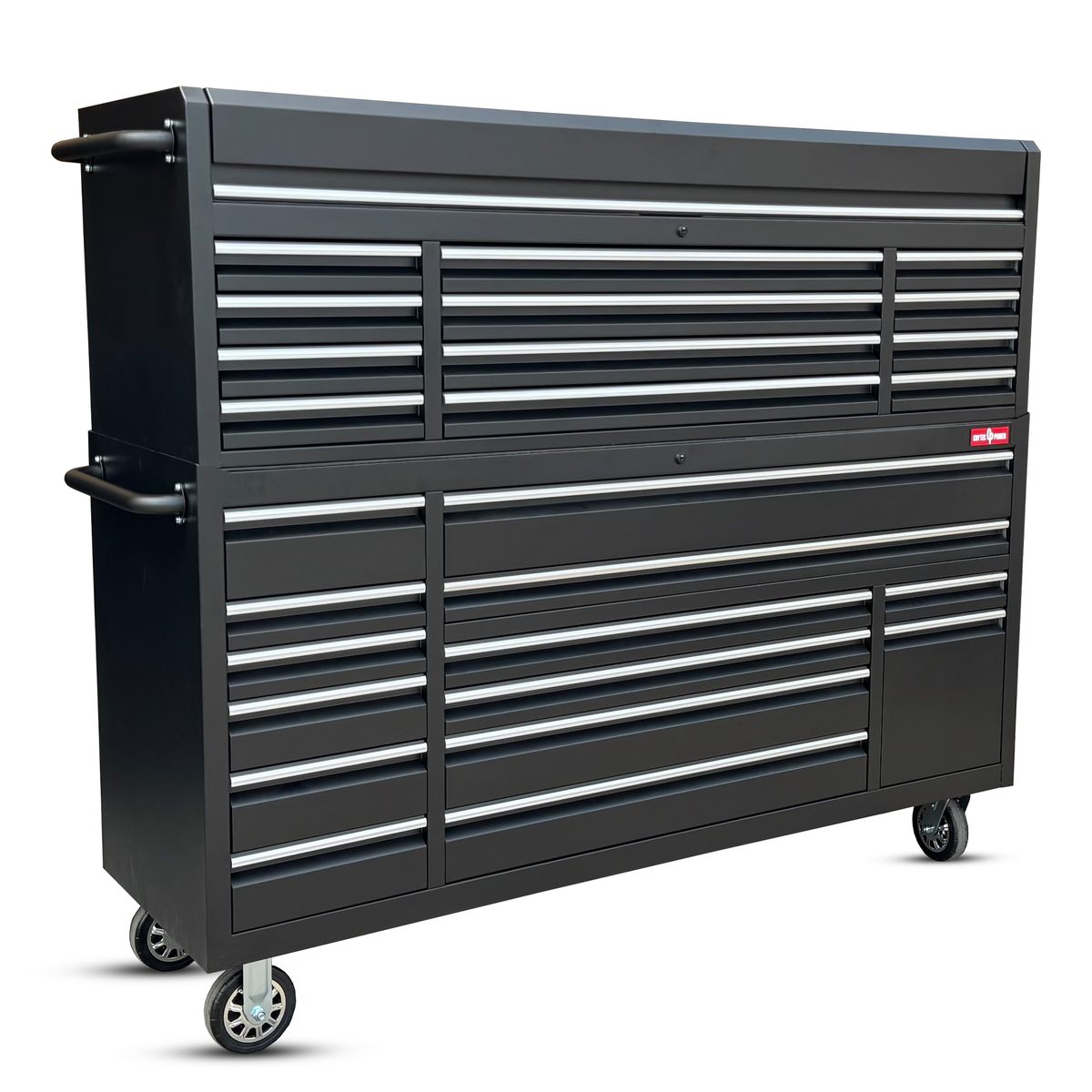 72" Black Tool Cabinet Professional Workstation