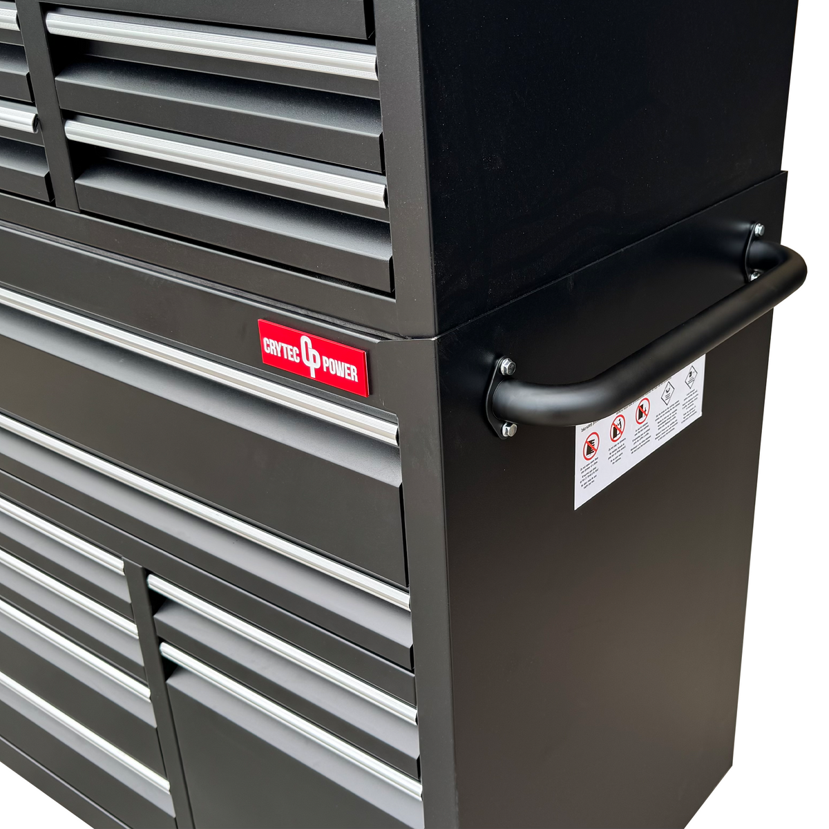 72" Black Tool Cabinet Professional Workstation