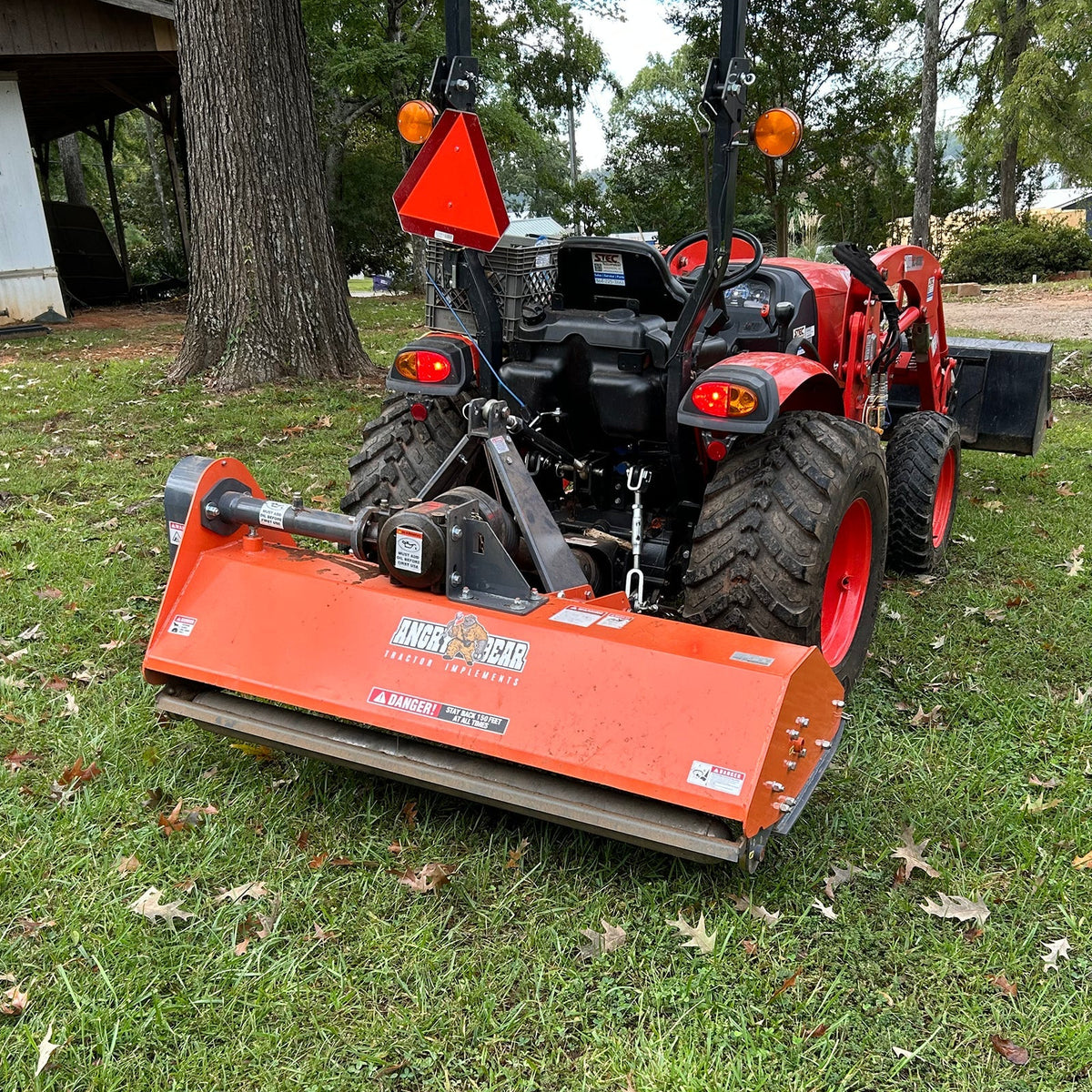 3-Point PTO Stump Grinder & 60'' PTO Flail Mower  Bundle, SG24 & NAM60