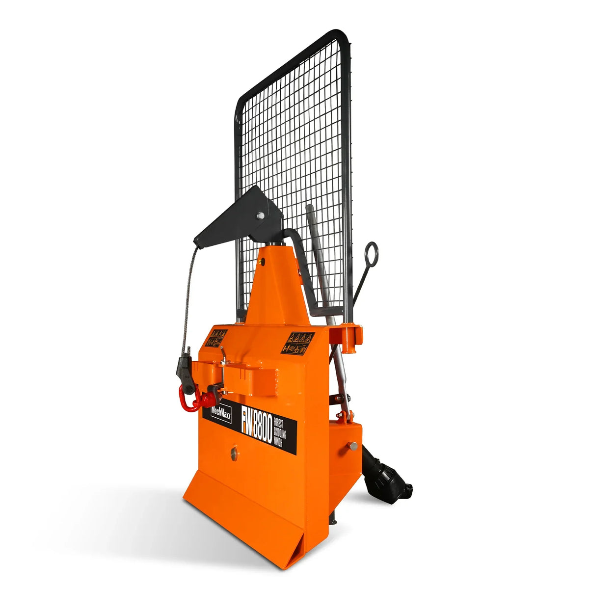 3-Point PTO Stump Grinder & 4" PTO Wood Chipper & Forestry Log Skidding Winch  Bundle, SG24 & BX42S &FW8800