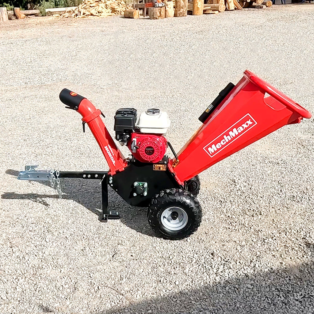 4" Honda Gasoline Engine Wood Chipper & 12" Stump Grinder Bundle,  GS650 & SGR1500
