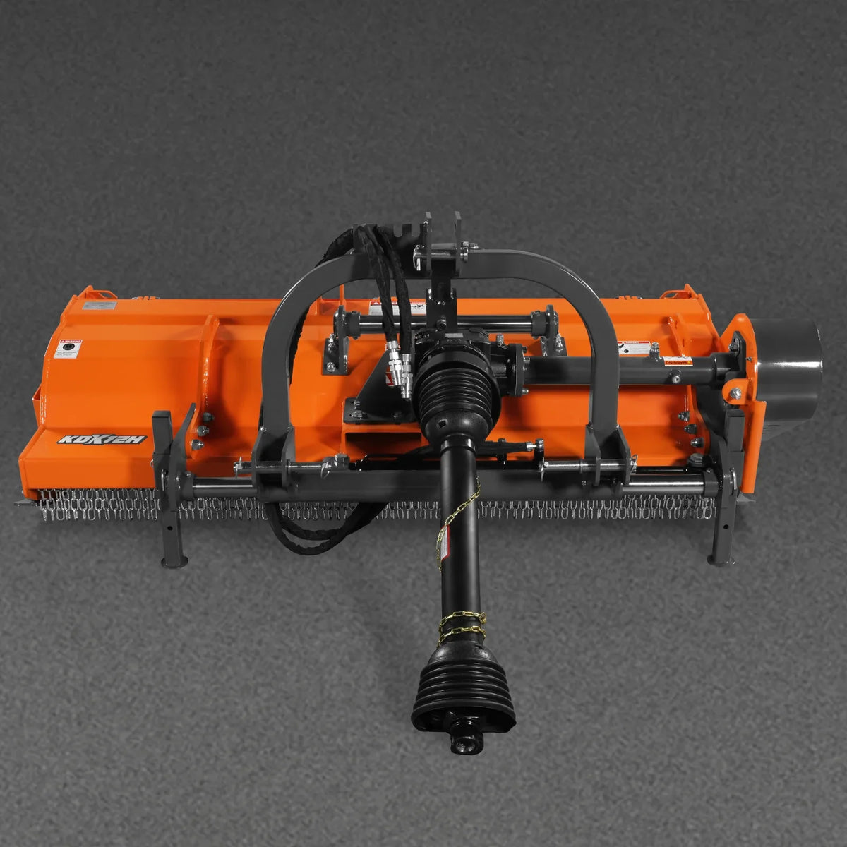 72" Heavy Duty PTO Flail Mower with Hydraulic Side Shift 3 Point 50-75 hp,  KDK72H
