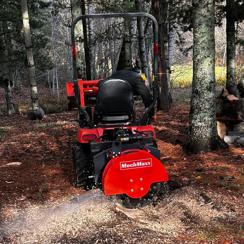 3-Point PTO Stump Grinder & 60'' PTO Flail Mower Bundle, SG24&EFS60