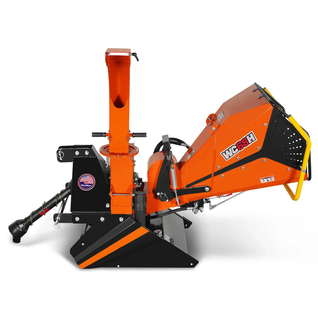 3-Point PTO Stump Grinder & 6",  3 Point Hydraulic PTO Wood Chipper Bundle, SG24PRO & WC68H