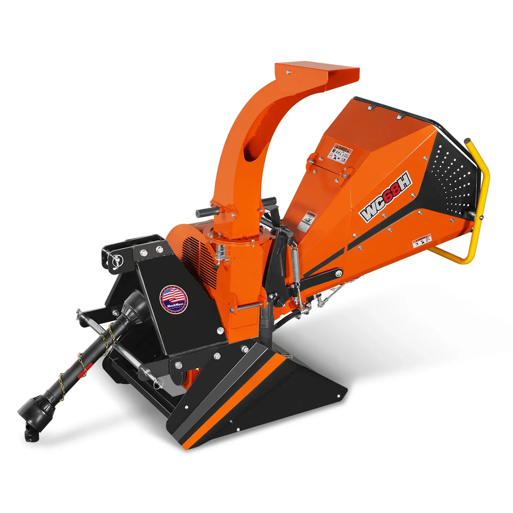 3-Point PTO Stump Grinder & 6",  3 Point Hydraulic PTO Wood Chipper Bundle, SG24 & WC68H