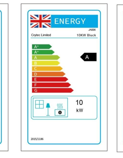 10KW Multifuel Wood Stove l Log Burner Cast Iron l Model JA006