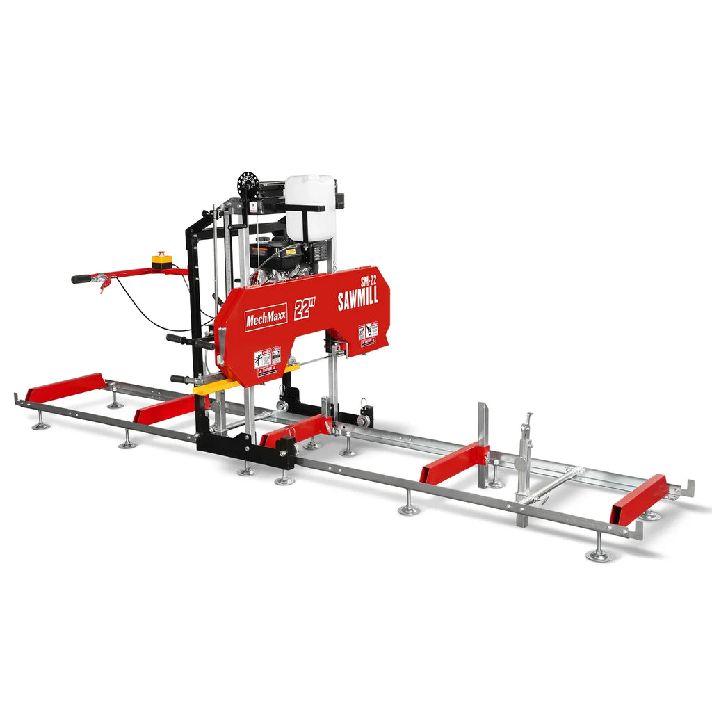 3-Point PTO Stump Grinder & 22" Portable Sawmill Bundle, SG24&SM22