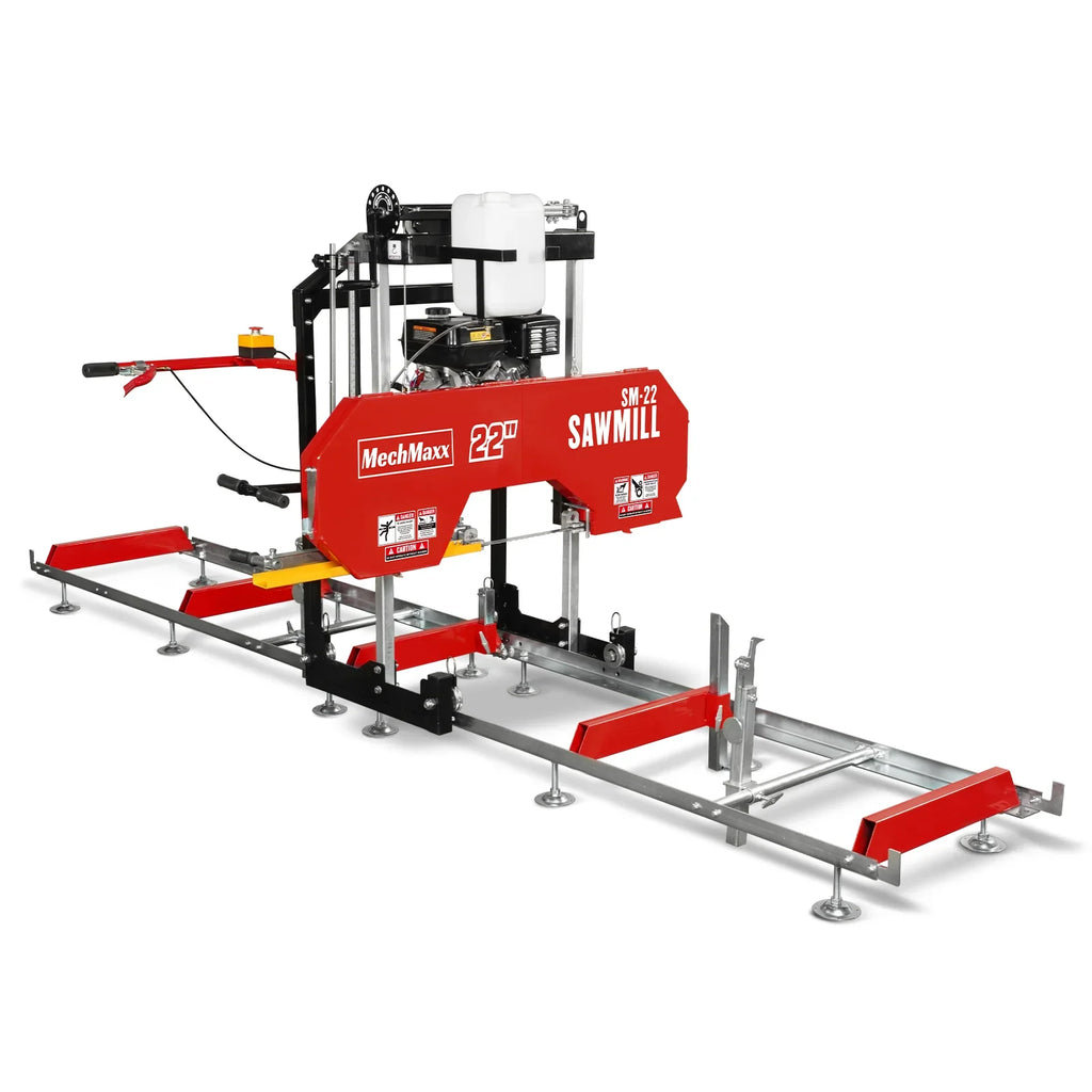 3-Point PTO Stump Grinder & 22" Portable Sawmill Bundle, SG24&SM22