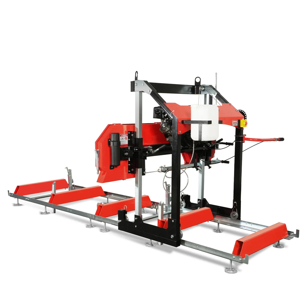 32" Portable Sawmill,  420cc 15HP DUCAR E-Start Gasoline Engine,  29" Board Width,  13' Track Length ,  SM32
