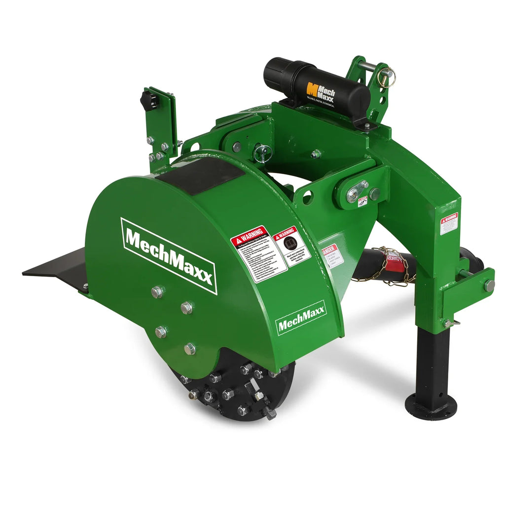 3-Point Hitch PTO Stump Grinder with 34 Carbide Teeth (PTO Shaft Included),  for 15-45HP Tractor,  SG24