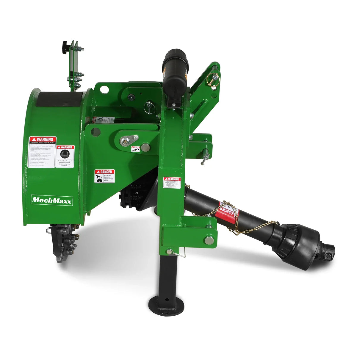 3-Point Hitch PTO Stump Grinder with 34 Carbide Teeth (PTO Shaft Included with Slip Clutch),  for 15-45HP Tractor,  SG24