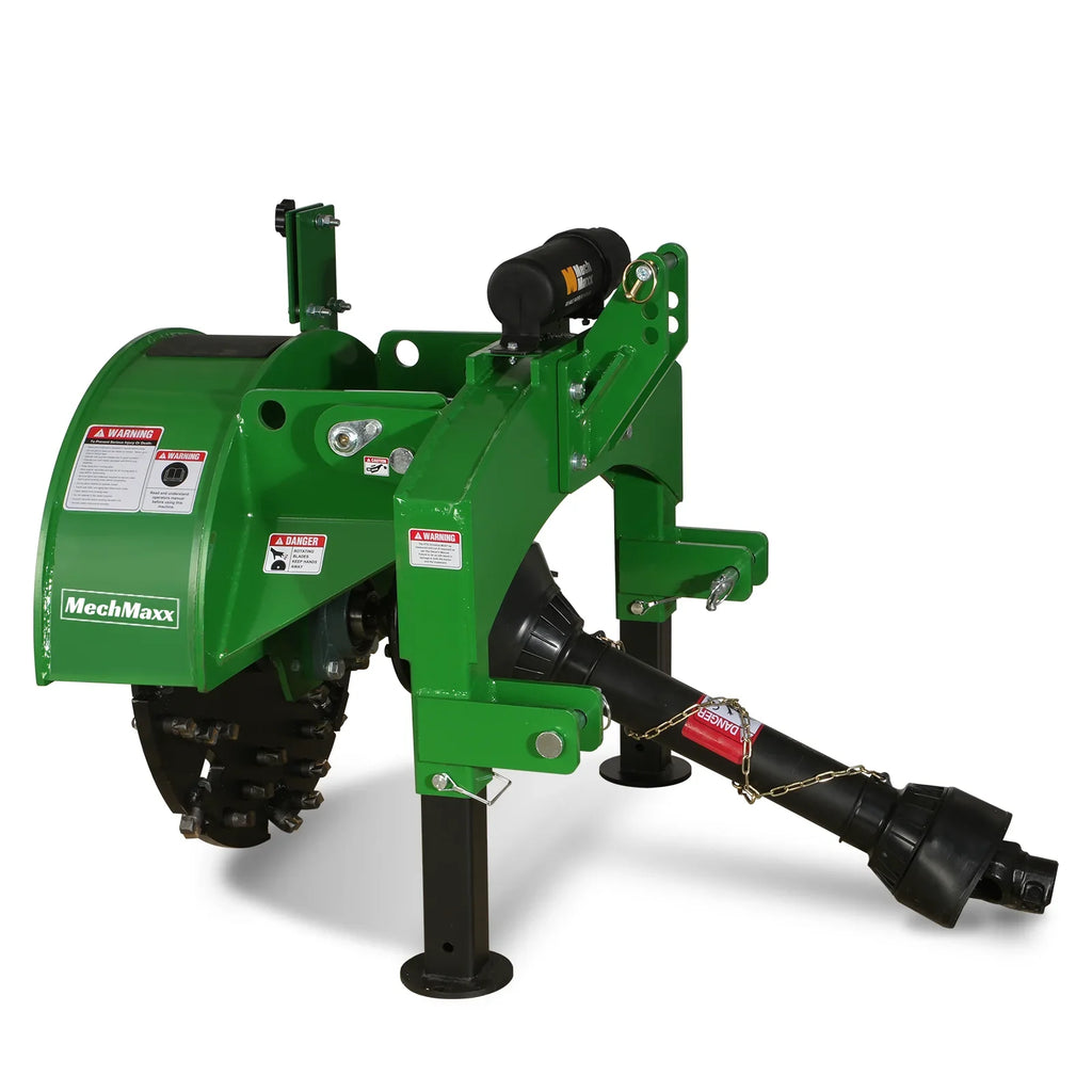 3-Point PTO Stump Grinder & Wood Chipper Bundle