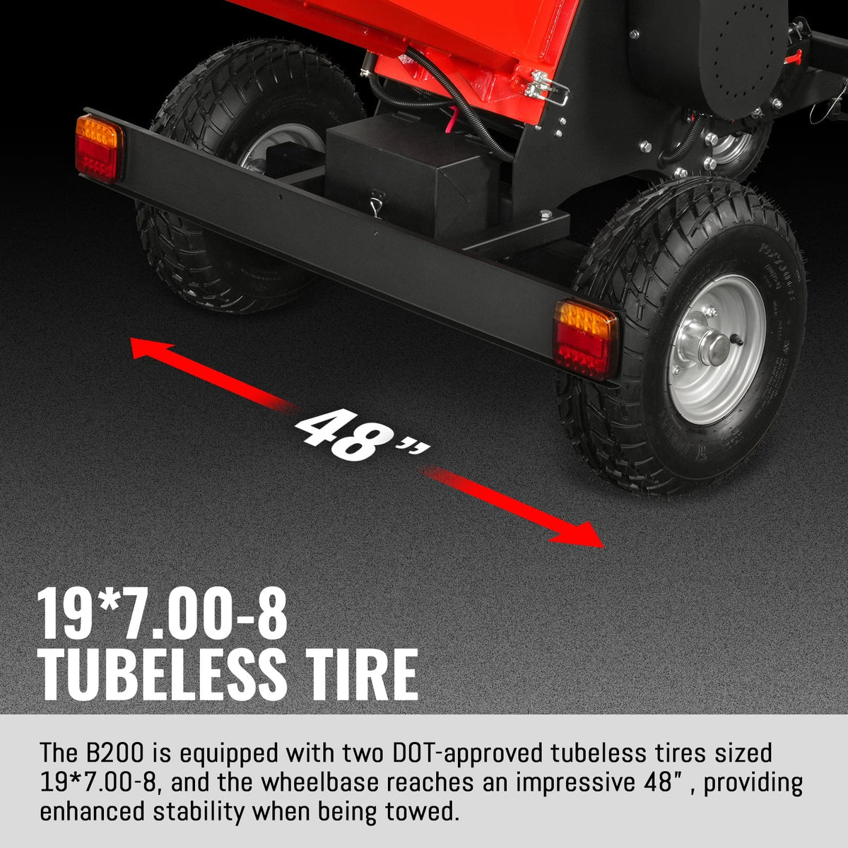 3-Point PTO Stump Grinder & 8 inch ZONSEN E-Start 1000cc 35hp Gas Powered Wood Chipper Bundle, SG24 & B200