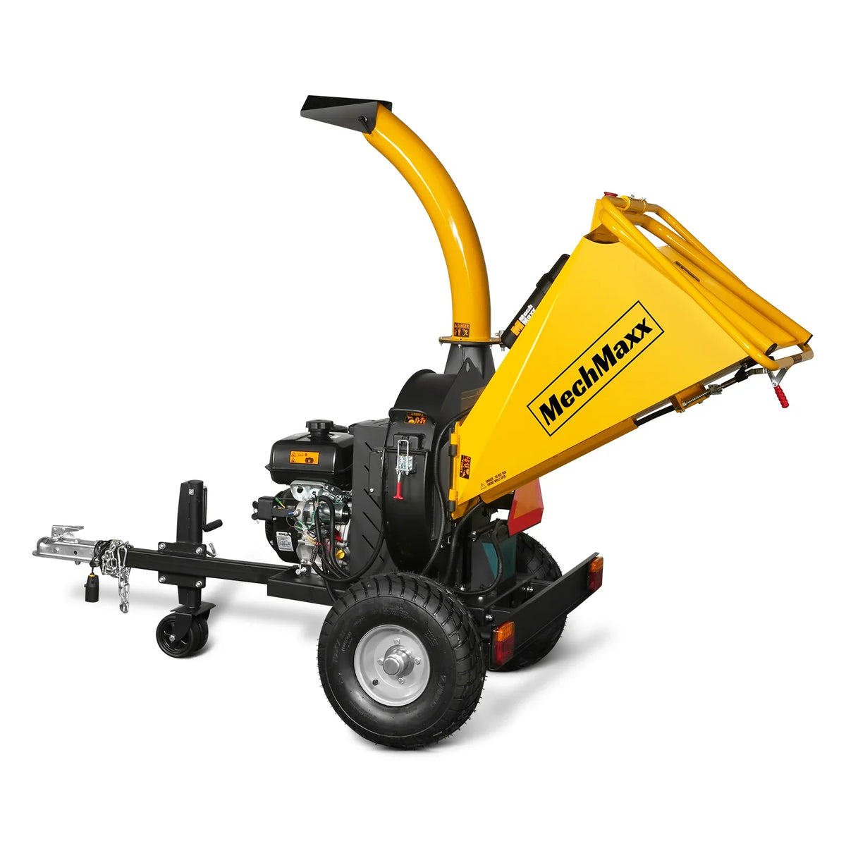 5 inch E-Start KOHLER 429cc 14hp Gasoline Engine Powered Disc Wood Chipper with Taillight ,  P4205