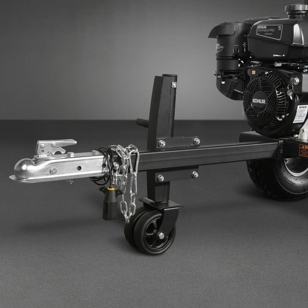 5 inch E-Start KOHLER 429cc 14hp Gasoline Engine Powered Disc Wood Chipper with Taillight ,  P4205