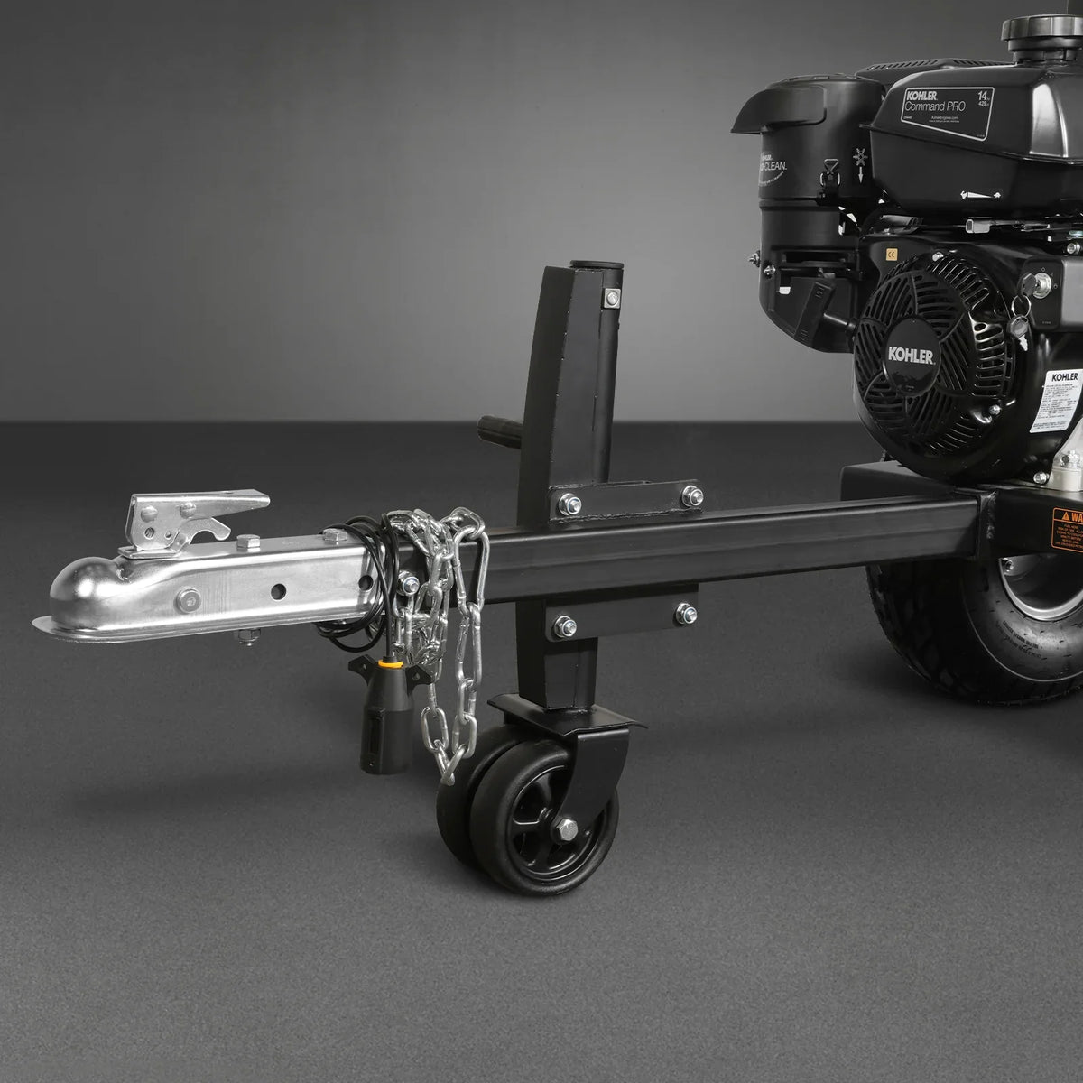 5 inch E-Start KOHLER 429cc 14hp Gasoline Engine Powered Disc Wood Chipper with Taillight ,  P4205