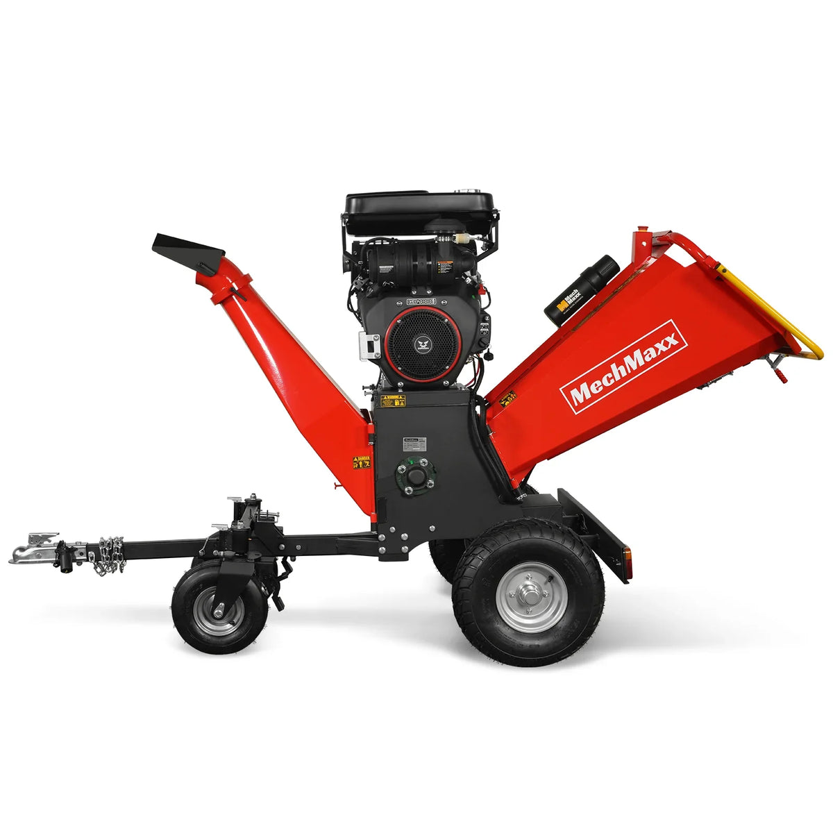 3-Point PTO Stump Grinder & 8 inch ZONSEN E-Start 1000cc 35hp Gas Powered Wood Chipper Bundle, SG24 & B200