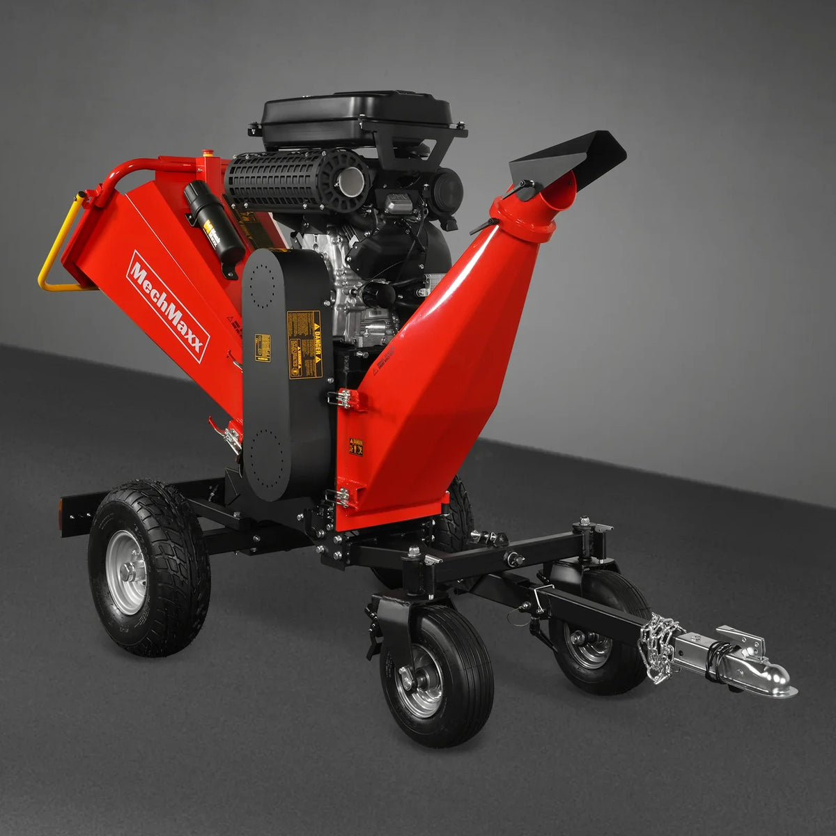 3-Point PTO Stump Grinder & 8 inch ZONSEN E-Start 1000cc 35hp Gas Powered Wood Chipper Bundle, SG24 & B200