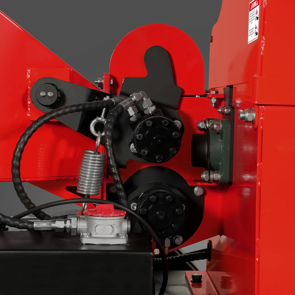25hp 750cc Twin Cylinder ZONSEN Petrol Engine 7" Hydraulic Feeding Commerical Wood Chipper,  DCH7