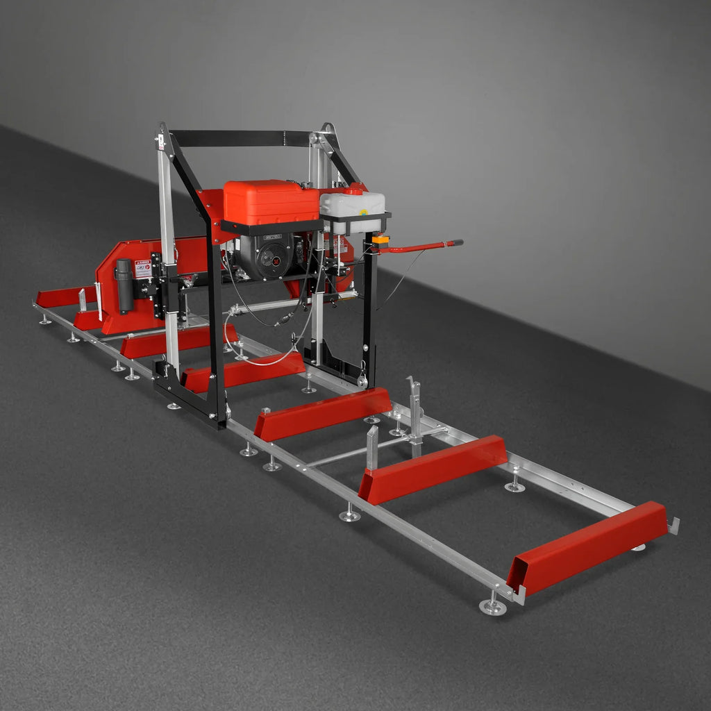 MechMaxx 36" MAX Portable Sawmill,  750cc 25HP ZONSEN V-Twin Engine,  36" Board Width,  20' Track Length,  ( 10 x Blades Included ) SM36MAX