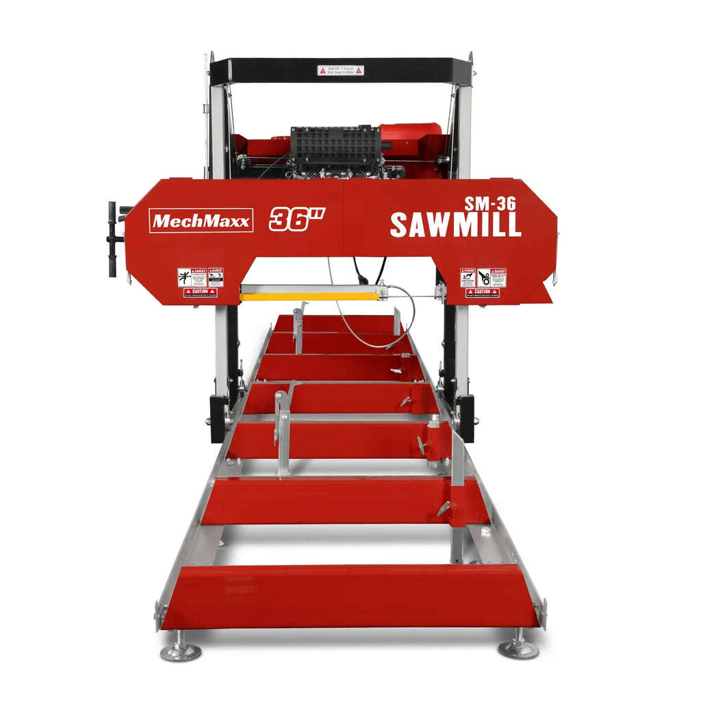 36" MAX Portable Sawmill & 3-Point PTO Stump Grinder & Forestry Log Skidding Winch Bundle